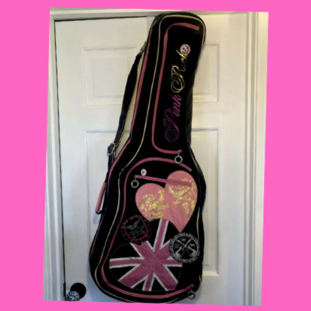 RARE Victoria’s Secret Pink Guitar Case Gig Bag